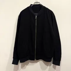 レターズ The Letters ウール ジップアップ ボンバージャケット ブルゾン ダブルジップ ブラック M【送料込み】のサムネイル
