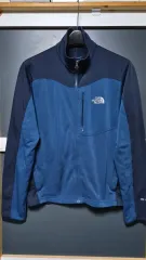 M)ザノースフェイス ブルゾン ジャケット ブルー バイカラー