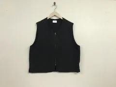 本物グリーンレーベルリラクシングUNITEDARROWSユナイテッドアローズコットンジップジレベストメンズサーフアメカジミリタリーストリートスケーターワークビジネススーツモードゴルフドレスバイカー黒ブラックM