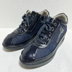 【美品】アシックス商事 タビビヨリ 旅日和 コンフォートスニーカー 23.5cm デニム