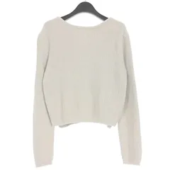 ギャルリーヴィー GALERIE VIE トゥモローランド バルキーコットン クルーネックプルオーバー ニット セーター 長袖 グレー 23027102008