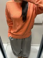 ポロラルフローレン オレンジ ニット L