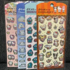 正規品 ダイソー サンリオ ぷくっとシール まとめ売り セット ハローキティ シナモロール ハンギョドン 他
