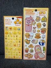 正規品 なっとうちゃん 平成ハッピーフォン シール 2点セット ステッカー　タイルシール