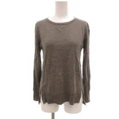 アンタイトル UNTITLED カットソー 長袖 XS シルク混 グレー ■YHS11 レディース