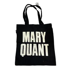  MARY QUANT マリークヮント ブラック トートバッグ V&A 博物館限定【ZK46】