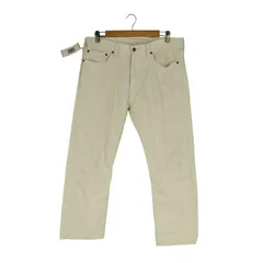 リーバイス Levis 513 紙パッチ 5ポケット  ジップフライ ホワイト デニムパンツ メンズ  W34 L32