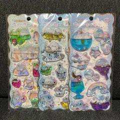 正規品 クーリア キラリンウォーターシール セット ウォーターシール シマエナガ ハムスター 雲 ボトル グラス ハート 星 ファンシー