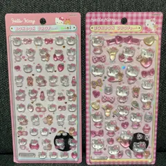 正規品 ハローキティ ボンボンドロップシール 第2弾 ピンク ＋ ミニ セット 新品 BONBON DROP SEAL