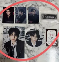 Stray Kids(ストレイキッズ・スキズ・SKZ) リー(LEE) リノ(LEE KNOW・イミンホ) ドミネイト ポップアップ 特典 コースター はがき リービット(Leebit) お守り 名札