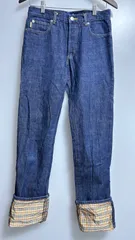 BURBERRYS BLUE LABEL デニムパンツ ロールアップ Lサイズ相当