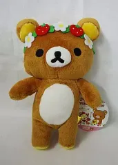 【中古】ぬいぐるみ リラックマ(花冠) イチゴぬいぐるみ Part2 「リラックマ」 
