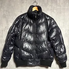UNIQLO(ユニクロ) プレミアムダウンジャケット フード欠品 黒 S V字キルト 肉厚 光沢感 00s Y2K テック ストリート アーカイブ PREMIUM DOWN JACKET ブラック 防寒 撥水 メンズ レディース 古着