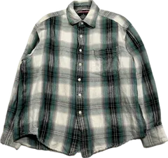 STREET LINE U.S.M　ネルシャツ　オンブレチェック（シャドーチェック）柄Mサイズ