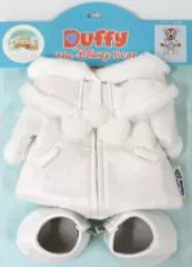 【中古】ぬいぐるみ ダッフィー コスチュームセット(ぬいぐるみ用衣装) 「ダッフィー＆フレンズのホワイト・ウィンタータイム・ワンダーズ」 東京ディズニーシー限定
