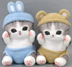 【中古】ぬいぐるみ 全2種セット にゃんぱんつ!BIGぬいぐるみ 「mofusand」