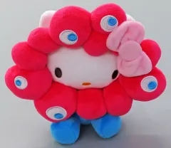 【中古】ぬいぐるみ ハローキティ(2025大阪・関西万博会場限定カラー) ミャクミャクなりきりぬいぐるみM 「EXPO2025×サンリオキャラクターズ」