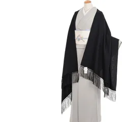 新品　国産　大判ショール　透かし織り