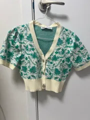 ZARA ザラ 半袖 カーディガン