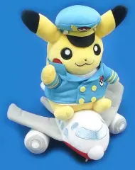 【中古】ぬいぐるみ 飛行機ピカチュウ ぬいぐるみ 「ポケットモンスター サン・ムーン」 ポケモンセンター限定