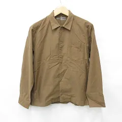 無印良品 良品計画 ジャケット シャツジャケット 綿 ブラウン 茶 M