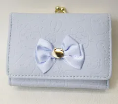 訳あり特価　ちいかわ 三つ折れ財布 がま口 口金財布 ミニ コンパクト ハチワレ　CHI7-2BL ネコのプレートに小キズ