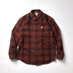 Carhartt カーハート ダックシャツ ネルライナー ネルシャツ M ダーク