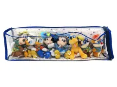 【中古】ぬいぐるみ ディズニーぬいぐるみバッジセット(8体セット) 「東京ディズニーシー20周年：タイム・トゥ・シャイン!」 東京ディズニーシー限定