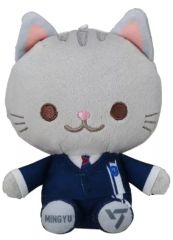 SEVENTEEN 猫 ぬいぐるみ スーツ 約15cmウォヌ - メルカリ