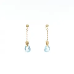 K18YG ブルートパーズ ピアス