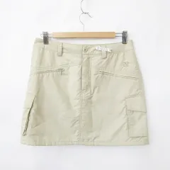 パーリーゲイツ PEARLY GATES スカート ゴルフ 中綿 防寒 スポーツウェア ロゴ ベージュ 1