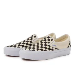 VANS PREMIUM Slip-On Reissue 98 CHECKERBOARD BLACK/OFF WHITE　バンズプレミアム　スリップオン　チェッカー