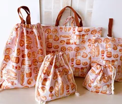 【匿名配送】ハンドメイド　入園入学5点セット NO.54