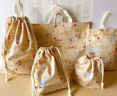 【匿名配送】ハンドメイド　入園入学5点セット NO.74