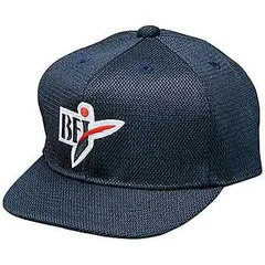 新品 MIZUNO(ミズノ) BFJ審判用 塁審・球審用六方型キャップ 52BA86414L ネイビー L