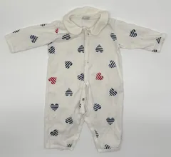 【新入荷!!】☆セット割対応☆ プチバトー ベビー ロンパース 67cm （2027）