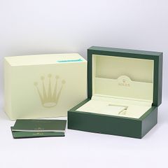 超貴重ロレックス 空箱 内箱 メンズ チェリーニ ドレス グリーン 緑
