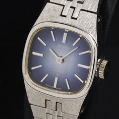 美品◆SEIKO◆セイコー 青文字盤17石手巻 11-4120 ブレスレット時計 美品◇SEIKO◇セイコー 青文字盤17石手巻 11-4120 ブレスレット時計