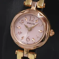 ソーラー シチズン ウィッカ B036-R004883 ピンク文字盤 レディース腕時計 2000000 NSK KRK