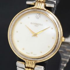 未使用 美品 BARBERA アナログ時計 ゴールド シルバー - メルカリ