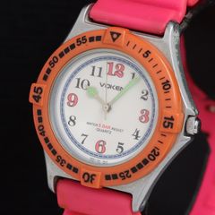 稼働品】YUHOJIN SS QZ オレンジ文字盤 メンズ 腕時計 - メルカリ