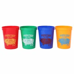 PORKCHOP GARAGE SUPPLY PORK STADIUM CUPS / 4 pieces 1 set ポークチョップガレージサプライ スタジアムカップ