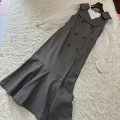 2/9までSALE 　SNIDEL◆ビッグカラートレンチジャンスカワンピース、SNIDEL パフスリドッキングニットプルオーバー