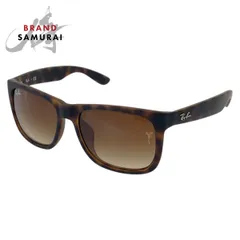 Ray-Ban レイバン ダークブラウン シルバー金具 プラスチック RB4165F 856/13 55◻︎16 145 3N サングラス 男女兼用 メンズ 501009【中古】