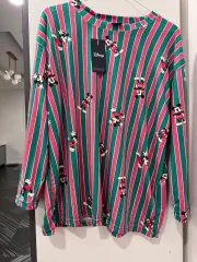 ディズニー ミッキーマウス ストライプ パジャマ ハンセット