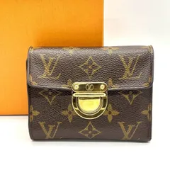 視線を奪う存在感✨　LOUIS VUITTON　三つ折り財布 モノグラム ポルトフォイユ・コアラ コンパクト M58013　ブラウン