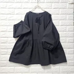 7分 バルーンスリーブ Tシャツ