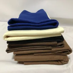 H838　フェルト　生地　まとめ売り　ブラウン　ブラック　アイボリー　ブルー　無地　布　