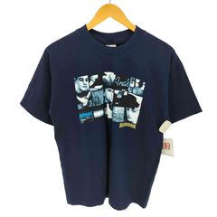 90s USA製 HANSON バンドTシャツ プリントTシャツ ネイビー L - メルカリ