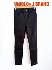 UNIQLO×J BRAND　ユニクロ × ジェイブランド　スキニーパンツ　Sサイズ　２５　ブラック　カジュアル　シンプル　大人　美品　送料込み　6462730